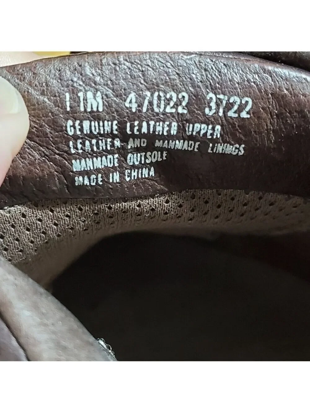 Timberland sz 11 leather lace up shoes rubber sole